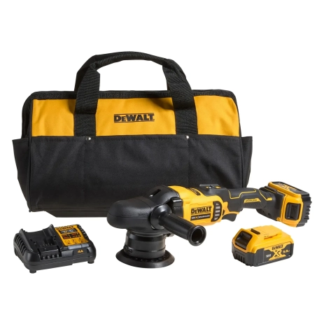 DCM848P2 polerka rotacyjno-mimośrodowa 18V XR 125mm 2x5,0Ah DeWALT DCM848P2 polerka rotacyjno-mimośrodowa 18V XR 125mm 2x5,0Ah DeWALT