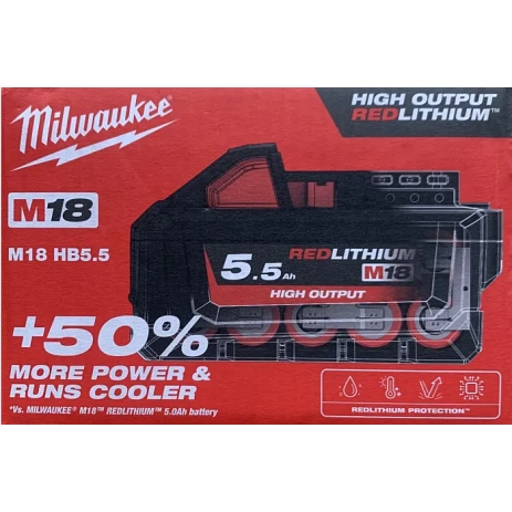 M18 HB5.5 HIGHT OUTPUT akumulator 5.5 Ah Milwaukee